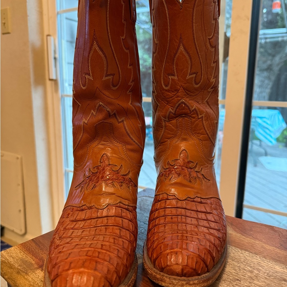 Lucchese Tan Western Boots